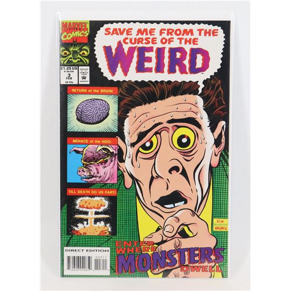 #1528 MARVEL COMICS CURSE OF THE WEIRD #3 1994