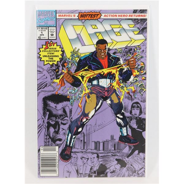 #1533 MARVEL COMICS CAGE #1 APRIL 1992