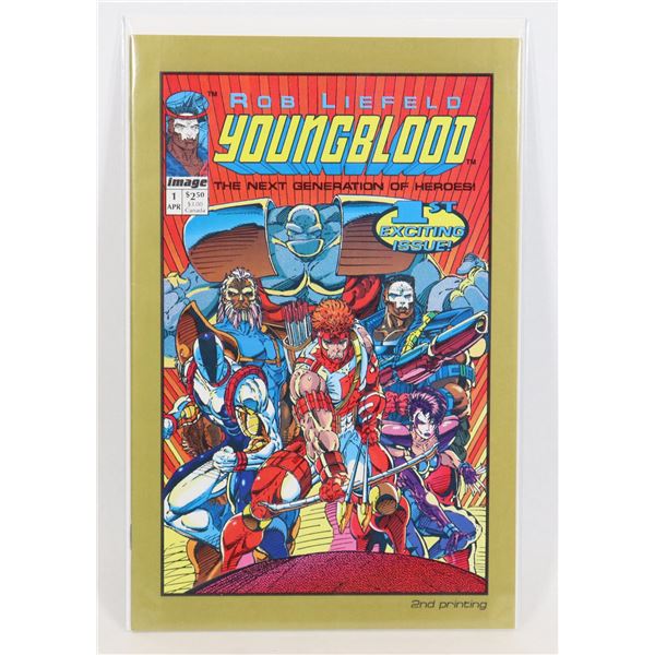 #1576 IMAGE COMICS YOUNGBLOOD #1 APRIL 1992 2ND