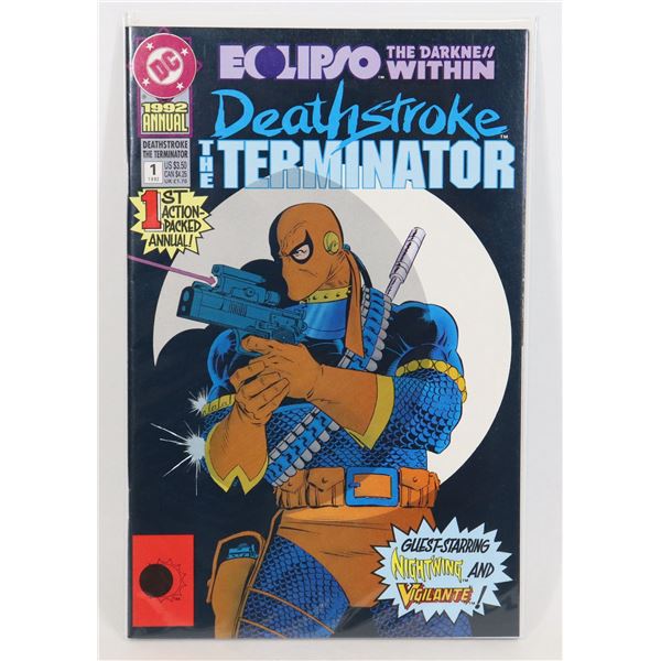 #1581 DC DEATHSTROKE THE TERMINATOR ANNUAL #1
