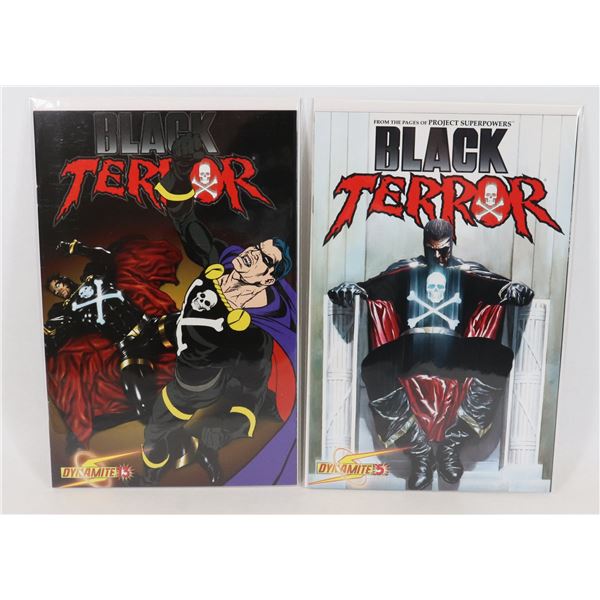 #1642 DYNAMITE COMICS BLACK TERROR #5 + #13 2009