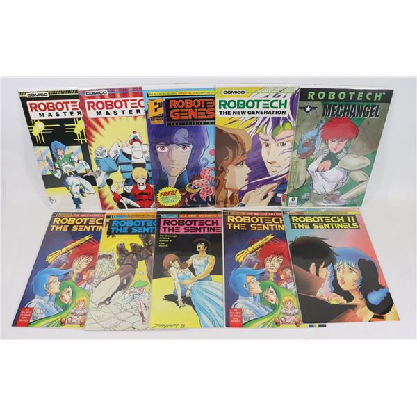 #1647 ACADEMY COMICS ROBOTECH ASSORTED LOT