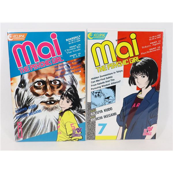 #1652 ECLIPSE VIZ COMICS MAI THE PSYCHIC GIRL 7-8
