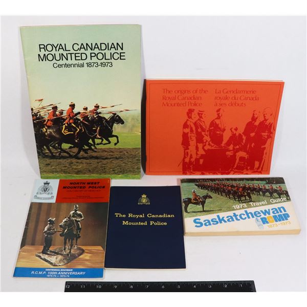 LOT OF 4 RCMP NWMP HISTORY REFERENCE BOOKS