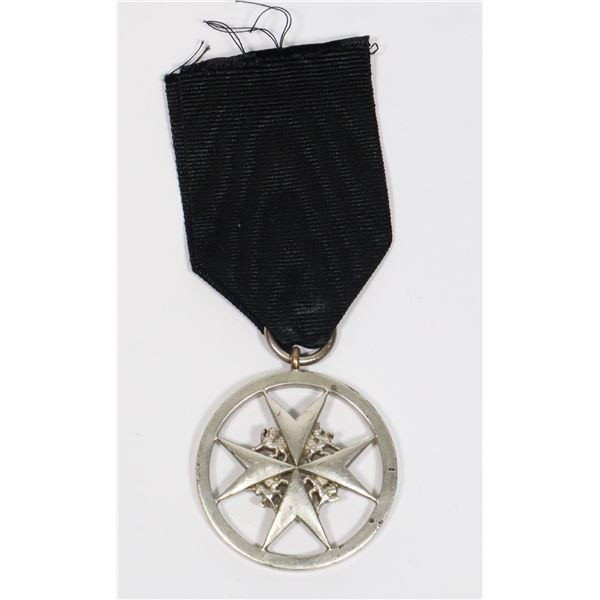 ORDER OF ST JOHN MEDAL W/ RIBBON