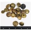 Image 1 : CANADIAN BRITISH MILITARY BUTTONS WW1 WW2