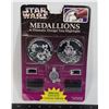 Image 1 : STAR WARS MEDALLIONS SEALED SET CARDED 1996