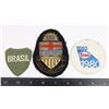 Image 1 : CLOTH PATCH CREST BRAZIL SHIELD DESIGN FOR