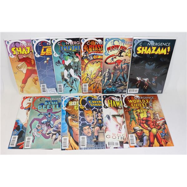 LOT OF DC COVERGENCE SERIES COMICS