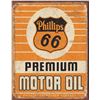 Image 1 : Phillips 66 12.5in x 16in Tin Sign