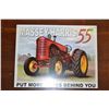 Image 1 : Massey Harris 55 12.5in x 16in Tin Sign