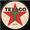 Image 1 : Texaco Round - 11.75” Tin Sign
