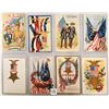Image 2 : Patriotic Holiday Greeting Postcards 32 Cards