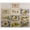 Image 2 : Novelty - Greeting Postcards with Silk 28 Cards