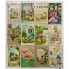 Image 2 : Easter Holiday Greeting Postcards All With Chicks Approx. 75