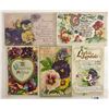 Image 1 : Pansy Flower Greeting Postcards 85+