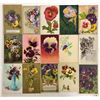 Image 2 : Pansy Flower Greeting Postcards 85+