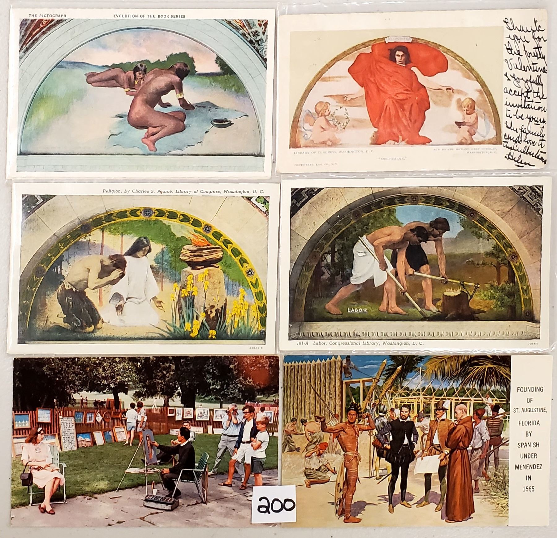 Museum Postcard Example Box of Art - Museum Postcards 400+