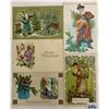 Image 2 : Santa Claus Multi Color Robe Christmas Holiday Postcards 9