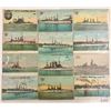 Image 2 : Military - Navy Ship Postcards 35+