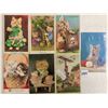 Image 2 : Animals - Dressed Cats & Dogs 24 Postcards