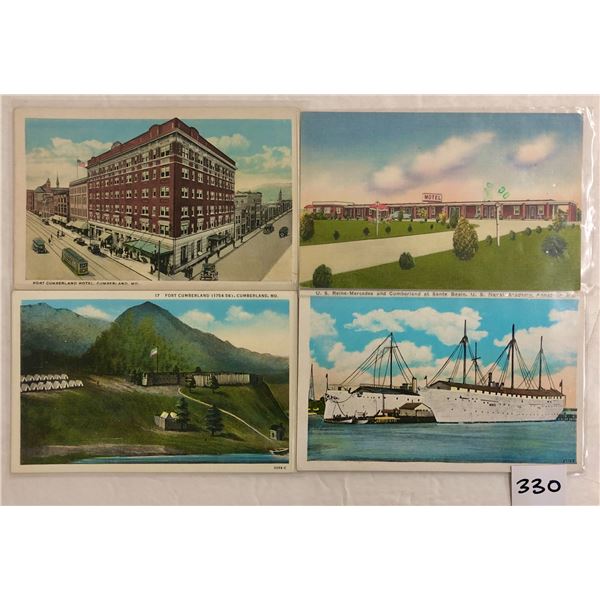 Maryland Approx. 100 Postcards - No Baltimore