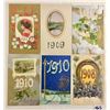 Image 2 : Yeardate New Years Holiday Greeting Postcards 25