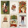 Image 2 : Santa Claus Holiday Christmas Greeting Postcards 45