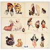 Image 2 : 19 Signed Artist Scenes & Types of Algeriens Postcards