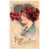 Image 2 : Set of 6 Winsch Schmucker Valentine Ladies Holiday Greeting Postcards