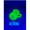 Image 2 : Vintage Uranium Glass Creamer. Approx. 3.75" H