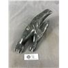 Image 1 : Vintage Soap Stone Carving Signed "Seal & Pup, Leo Patrick" Approx. 12" L
