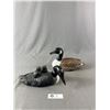 Image 1 : # 175/3000 CWG "Gosset Loon With Chicks" Canada. Approx.10" L & Very NiceVintage Hand Carved & Paint