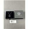 Image 1 : New In Box Vince Camuto Ayla 16" Silvertone Necklace w/ 3/4" Rhinestone Pendant. Nice Christmas Pres