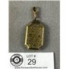 Image 2 : Antique Picture Locket/Pendant/FOB Hinged, Original Patina