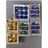 Image 1 : Assorted Coloured Vintage Christmas Tree Ornaments