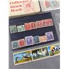 Image 2 : Nice Selection Of Vintage Assorted Used Stamps & Stamp Book