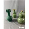 Image 2 : Lot Of 5 Vintage Celodon Vases. Approx. 9" H
