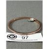 Image 2 : Fabulous 14K Plated Bangle Bracelet - Excellent Quality