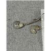 Image 2 : Pretty .925 Drop Open Heart Earrings