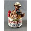 Image 2 : Vintage Louis Dionne Sculpture & Clover Farm Coffee Music Box