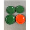 Image 2 : Vintage Colourful Emile Henry Ramekins & Coasters