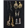 Image 2 : Lots Of Vintage Pairs Of Rhinestones Earrings