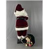 Image 8 : 30" Deluxe Animated Santa w/ Music & 27" H Santa Figure. NO SHIPPING
