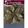 Image 2 : Christmas Décor Lot - 11.5" H Felt Snowmen & Gold Crafting Picks