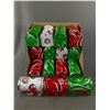 Image 1 : Lot Of Tin Christmas Mailboxes For Baked Goods, Candy, Gifts & More. Approx. 5" x 3" x 4"