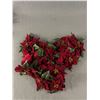 Image 2 : Christmas Lot - Cello Loot Bags, Coaster Set, Poinsettias, Décor & More