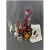 Image 1 : Christmas Décor - 8" GlassTree Toppers, Large Glass Ornaments & More