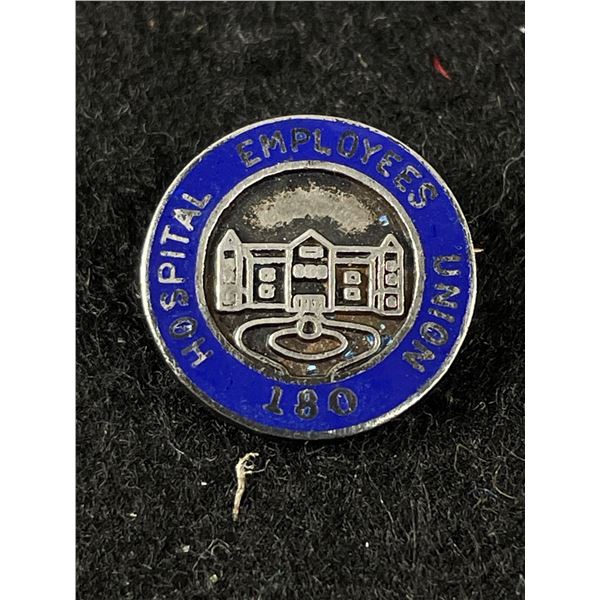 Vintage Sterling Hospital Employees Badge