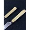 Image 2 : 1860's Knife & Fork with Carved Ivory Handles